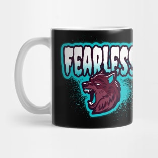 Fearless Wolf Mug